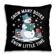 Reading Snowman So Many Books Christmas Books Readers Pillowcase
