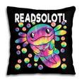 Readsolotl Cute Axolotl Book Lover Reading Women Girls Pillowcase Readsolotl Cute Axolotl Book Lover Reading Women Girls Pillowcase