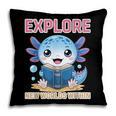 Readsolotl Kawaii Axolotl Book Lover Reading Pillowcase Readsolotl Kawaii Axolotl Book Lover Reading Pillowcase