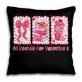 Retro Coquette Bow All Booked For Valentines Book Lover Cute Pillowcase