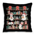 Retro Ghost Reading Book Teacher Librarian Bookish Christmas Pillowcase