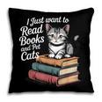Retro I Just Want To Read Books And Pet Cats Cat For Men Women Kids Pillowcase Retro I Just Want To Read Books And Pet Cats Cat For Men Women Kids Pillowcase