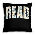 Retro Read Floral Reading Bookworm Librarian Book Lover Pillowcase