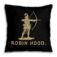 Robin Hood The Archer Book Cover Illustration In Gold Pillowcase