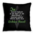 Robin HoodShirt For Book Lovers And Literature Fans Pillowcase
