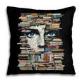 RtY Book Man Graphic Eyes Colorful Art Small Pillowcase