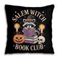Salem Witch Book Club Bookish Halloween Raccoon Witchcraft Pillowcase