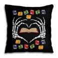 Skeleton Heart Read Reading Book Librarian Halloween Women Pillowcase Skeleton Heart Read Reading Book Librarian Halloween Women Pillowcase