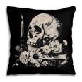 Skull Books Flowers Goth Reader Grunge Dark Alt Aesthetic Pillowcase