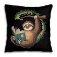 Sloth Reading a Book Lazy Sloth Bookworm Pillowcase