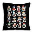 Snowman Reading Book Christmas Cozy Book Lover Bookish Pillowcase Snowman Reading Book Christmas Cozy Book Lover Bookish Pillowcase
