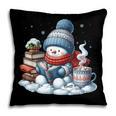 Snowman Reading Books Lovers Librarian Bookworm Christmas Pillowcase Snowman Reading Books Lovers Librarian Bookworm Christmas Pillowcase