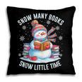 Snowman Reading Snow Many Books Snow Little Time Winter Pillowcase Snowman Reading Snow Many Books Snow Little Time Winter Pillowcase