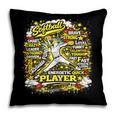 Softball Pitcher Best Traits Brave Retro Pop Comic Book Art Pillowcase Softball Pitcher Best Traits Brave Retro Pop Comic Book Art Pillowcase