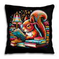Squirrel Reading a Book Lover Bookworm Pillowcase