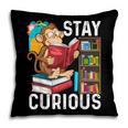 Stay Curious Monkey Reading Book Lover Bookworm Pillowcase Stay Curious Monkey Reading Book Lover Bookworm Pillowcase
