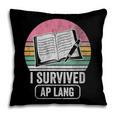 I Survived AP Lang Retro Book Graphic Pillowcase