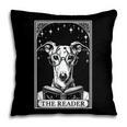 Tarot Card Vintage Whippet Dog Book Lover The Reader Pillowcase