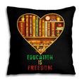 History Education Is Freedom Books Black History Heart Pillowcase History Education Is Freedom Books Black History Heart Pillowcase