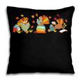 Turkey Reading Books Fall Thanksgiving Teacher Book Lovers Pillowcase