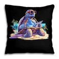 Turtle Wearing Sunglasses Reading A Book On The Beach Summer Pillowcase Turtle Wearing Sunglasses Reading A Book On The Beach Summer Pillowcase