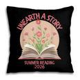 Unearth a Story 2026 Summer Reading Program Flowers Book Pillowcase