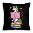 Unicorn Read Reading Book Librarian America Girls Women Pillowcase