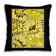 Varsity-Gold Yellow Comic Book University Varsity-Gold Pillowcase