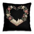 Vintage Book Lover Valentine Heart Pillowcase