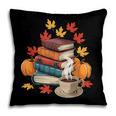 Vintage Books Tea Lovers Fall Autumn Leaves And Pumpkins Pillowcase Vintage Books Tea Lovers Fall Autumn Leaves And Pumpkins Pillowcase