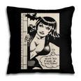 Vintage Vampire Bat Vampire Pin Up Girl Horror Comic Book Pillowcase Vintage Vampire Bat Vampire Pin Up Girl Horror Comic Book Pillowcase