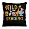 Wild About Reading Kid Love Wild Animal Books Back To School Pillowcase Wild About Reading Kid Love Wild Animal Books Back To School Pillowcase