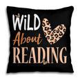 Wild About Reading Teacher Books Reader Lovers Leopard Zebra Pillowcase