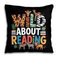 Wild About Reading Zoo Animals Books Reader Lover Pillowcase