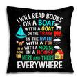 I Will Read Books On A Boat & Everywhere Pillowcase