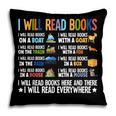 I Will Read Books On A Boat Fun Reading Lover Pillowcase