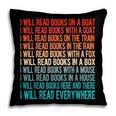 I Will Read Books On A Boat Kids Reading Pillowcase