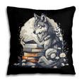 Wolf Reading Book Librarian Library Wolves Pillowcase