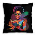 Woman Reading Book Lover Geometric Girl Afro History Pillowcase Woman Reading Book Lover Geometric Girl Afro History Pillowcase
