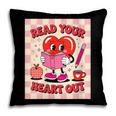 Women's Read Your Heart Out Groovy Bookish Valentine Day Women Girls Pillowcase Women's Read Your Heart Out Groovy Bookish Valentine Day Women Girls Pillowcase