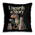 Women's Unearth A Story Dinosaur Reading a Library Book Pillowcase Women's Unearth A Story Dinosaur Reading a Library Book Pillowcase