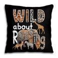Zoo Animals Wild About Reading Books Reader Lover Librarian Pillowcase Zoo Animals Wild About Reading Books Reader Lover Librarian Pillowcase