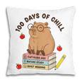 100 Days Of Chill Cute Capybara School Book Lover Pillowcase