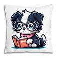 Adorable Book Lover Border Collie With Reading Glasses Cute Raglan Baseball Tee Pillowcase Adorable Book Lover Border Collie With Reading Glasses Cute Raglan Baseball Tee Pillowcase