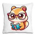 Adorable Book Lover Chipmunk With Reading Glasses Cute Premium Pillowcase Adorable Book Lover Chipmunk With Reading Glasses Cute Premium Pillowcase