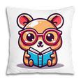 Adorable Book Lover Quokka With Reading Glasses Cute Pillowcase