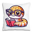 Adorable Book Lover Rattlesnake With Reading Glasses Cute Pillowcase Adorable Book Lover Rattlesnake With Reading Glasses Cute Pillowcase