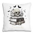 Boo Skeleton Skull Books Halloween Women School Teacher Kid Premium Pillowcase