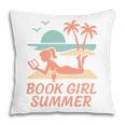 Book Girl Summer Book Reading Retro Sunset Pillowcase