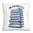 Book Lover Bookish Reader Bibliophile Book Nerd Titles Pillowcase